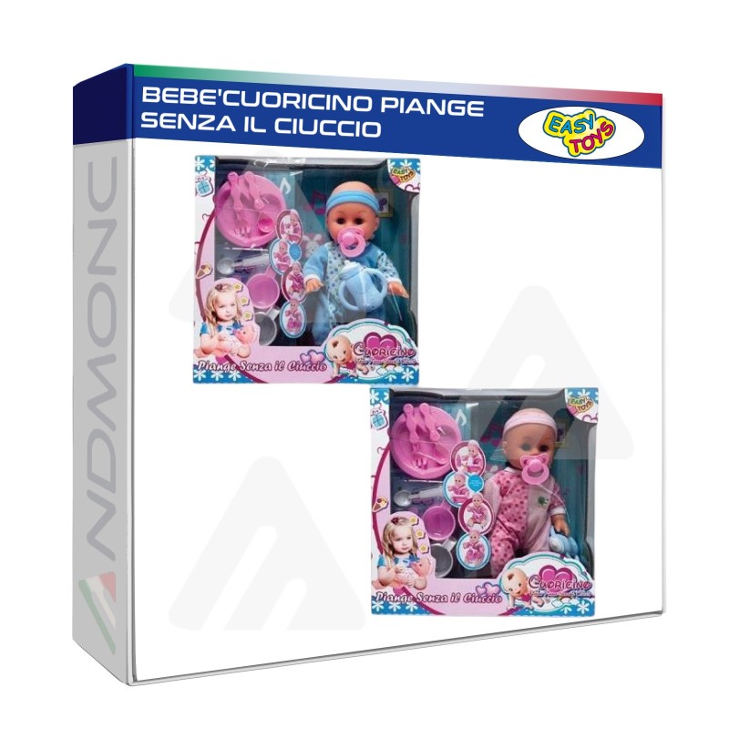 Bambolotto Bebè cuoricino Piange senza il...