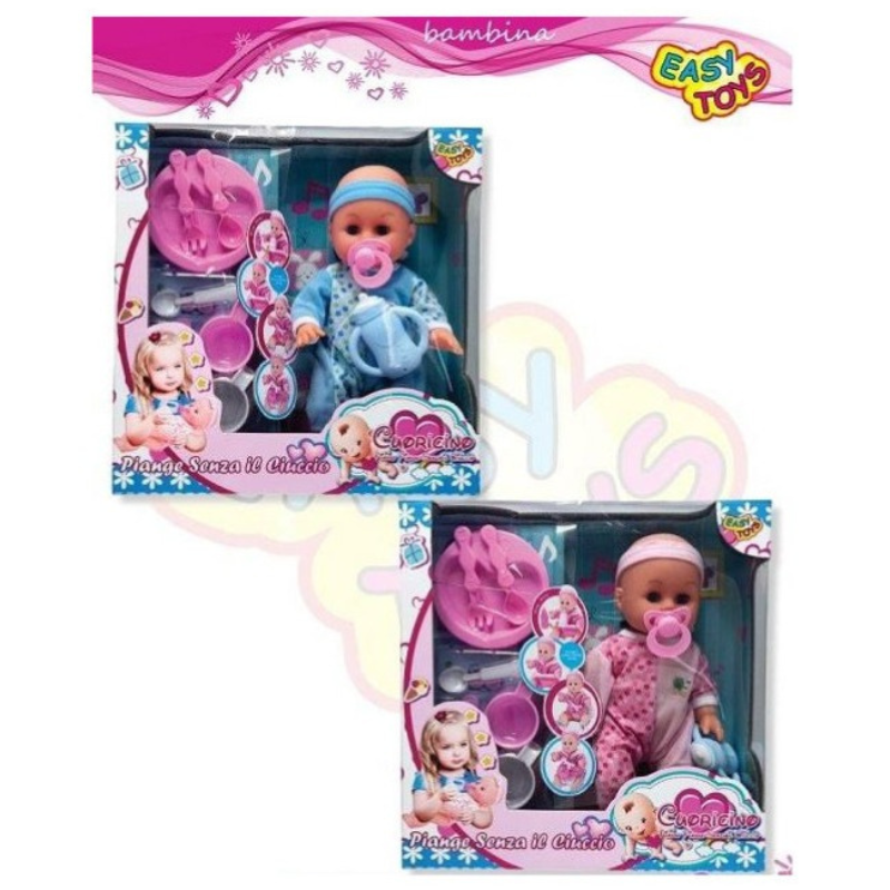 Bambolotto Bebè cuoricino Piange senza il...