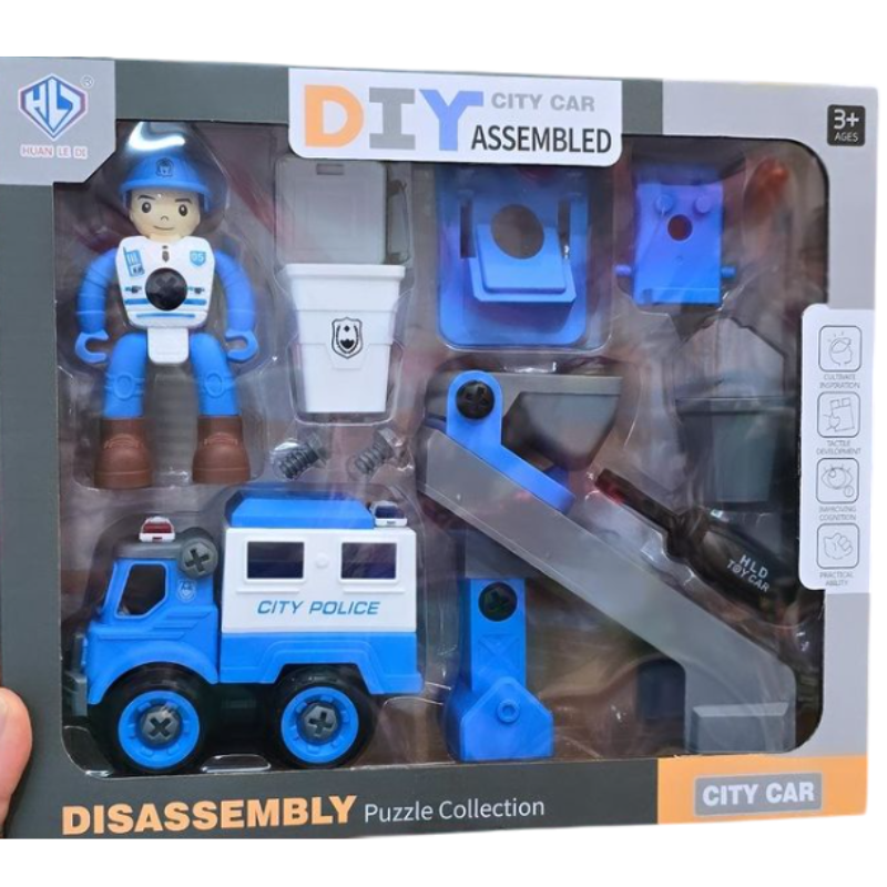 Gioco - set di Polizia con strumento da montare...