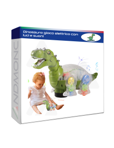 Dinosauro gioco elettrico con luci e suoni giocattolo