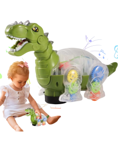 Dinosauro gioco elettrico con luci e suoni giocattolo 2