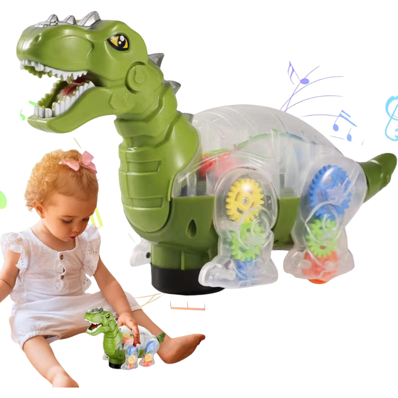 Dinosauro gioco elettrico con luci e suoni...