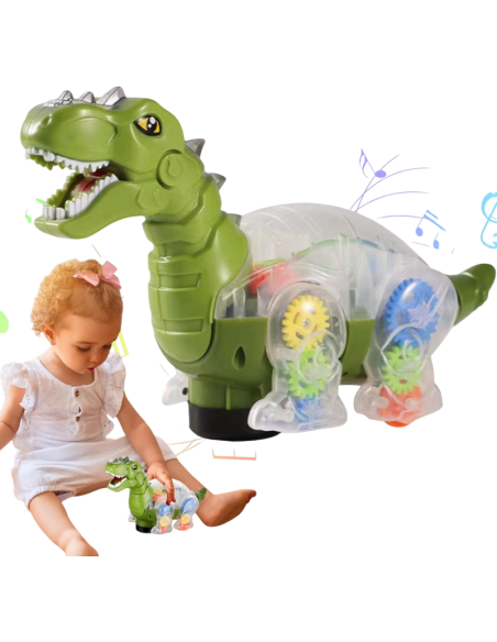 Dinosauro gioco elettrico con luci e suoni giocattolo