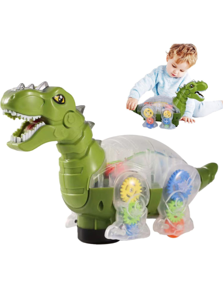 Dinosauro gioco elettrico con luci e suoni giocattolo