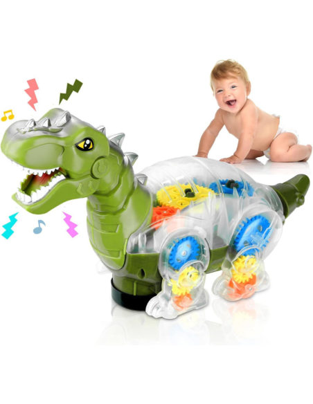 Dinosauro gioco elettrico con luci e suoni giocattolo
