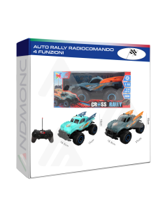 Auto radiocomando Rally 4 funzioni - giocattolo