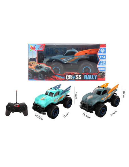 Auto radiocomando Rally 4 funzioni - giocattolo