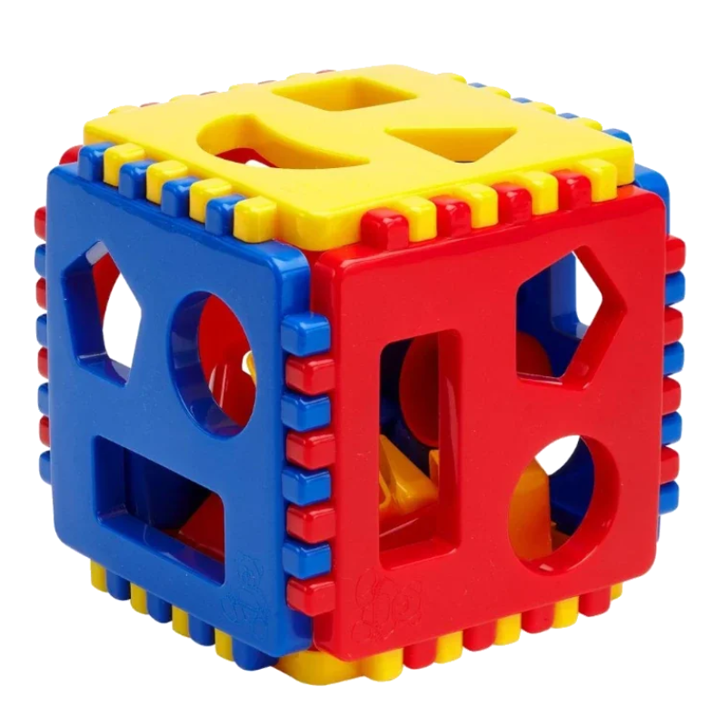 Cubo Attività con 12 Formine Incastro - giocattolo