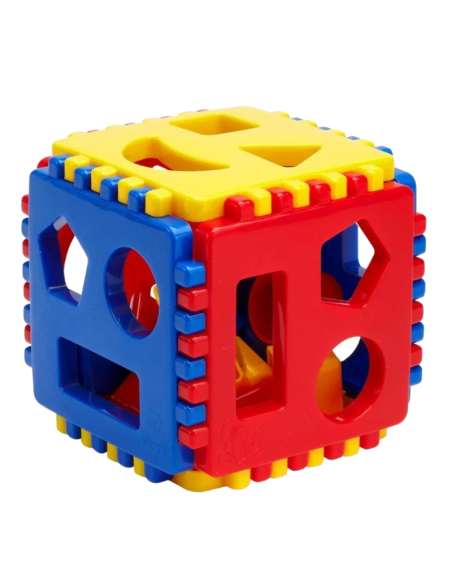 Cubo Attività con 12 Formine Incastro - giocattolo