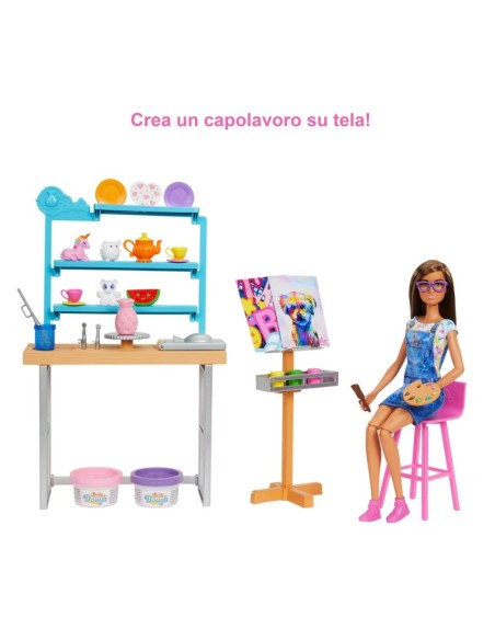 Barbie Playset Studio creativo con Bambola