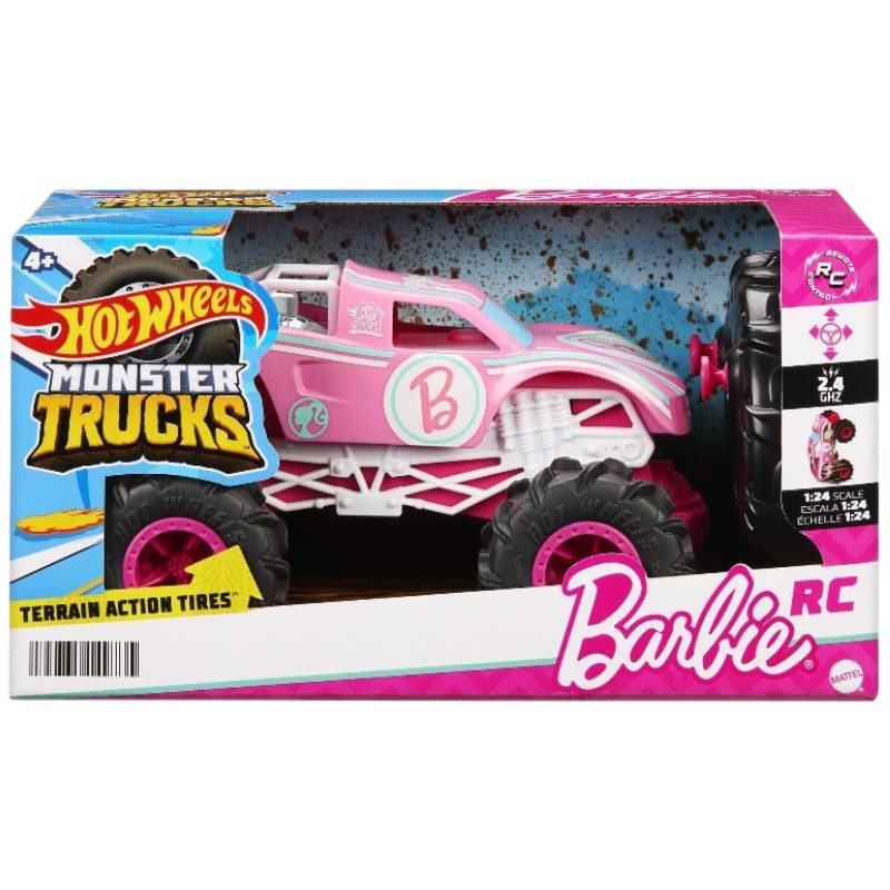 Barbie Monster Truck Radiocomandato 1:24