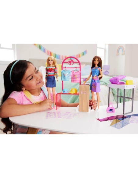 Barbie - Playset Boutique Moda, Con Bambola E Accessori Alla Moda Inclusi
