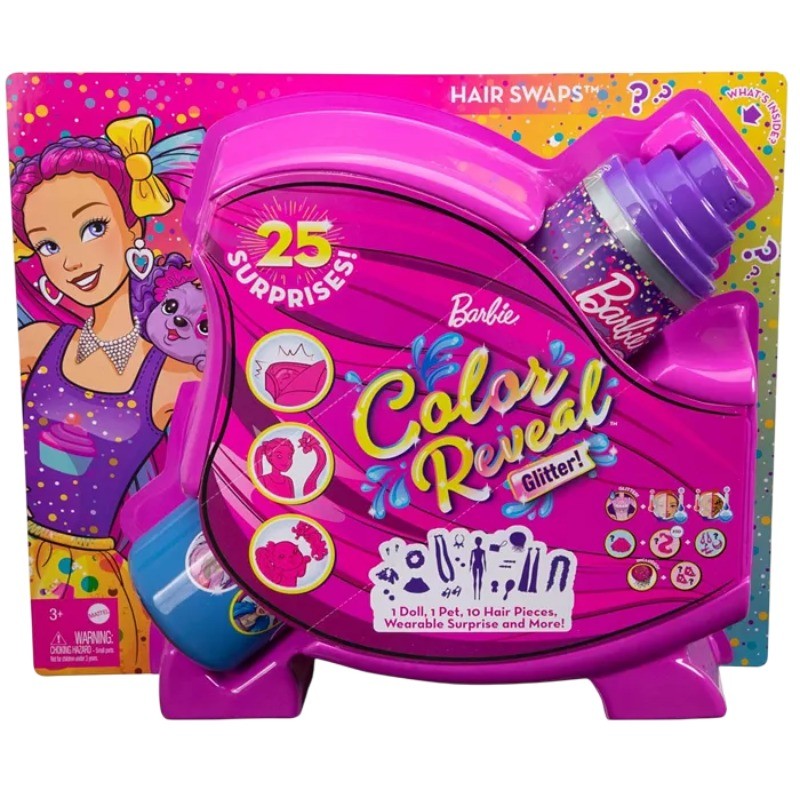 Barbie - Color Reveal Ultimate Hair bambola