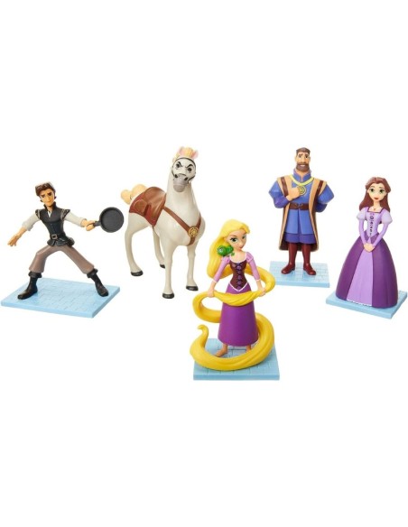 The Series Disney-Rapunzel Figure Set, Multicolore Vivi l'avventura del magico mondo di Rapunzel!