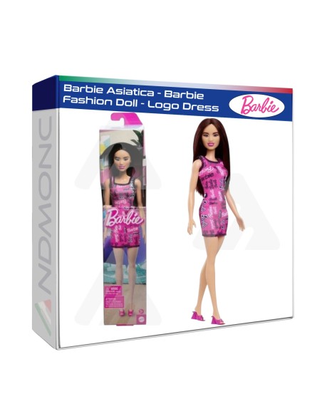 Barbie Asiatica - Barbie Fashion Doll - Logo Dress bambola