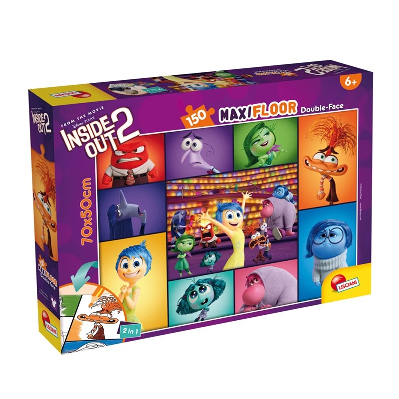 Disney PUZZLE maxi floor 150 pezzi inside OUT 2...