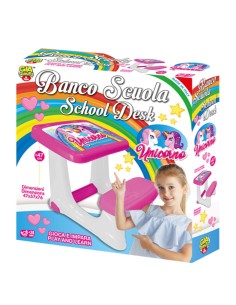 Banco da scuola bambina - giocattolo Unicorno 2
