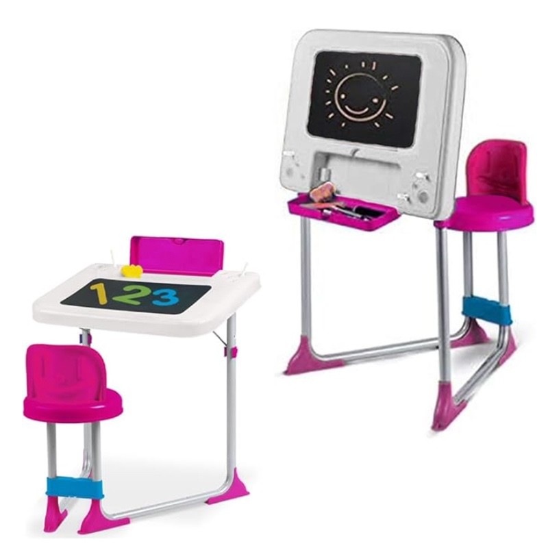 Banco da Scuola 2x1 Rosa e bianco