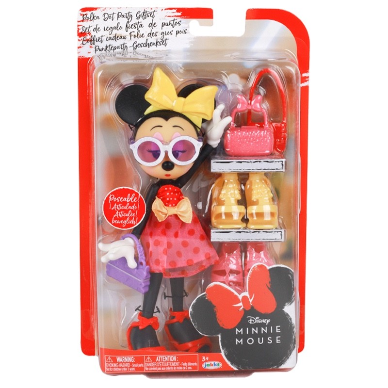Disney Minnie mouse con accessori, 23 cm