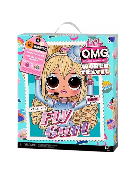 LOL Surprise OMG World Travel - Bambola alla moda FLY GURL