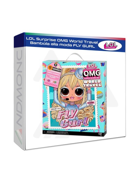 LOL Surprise OMG World Travel - Bambola alla moda FLY GURL