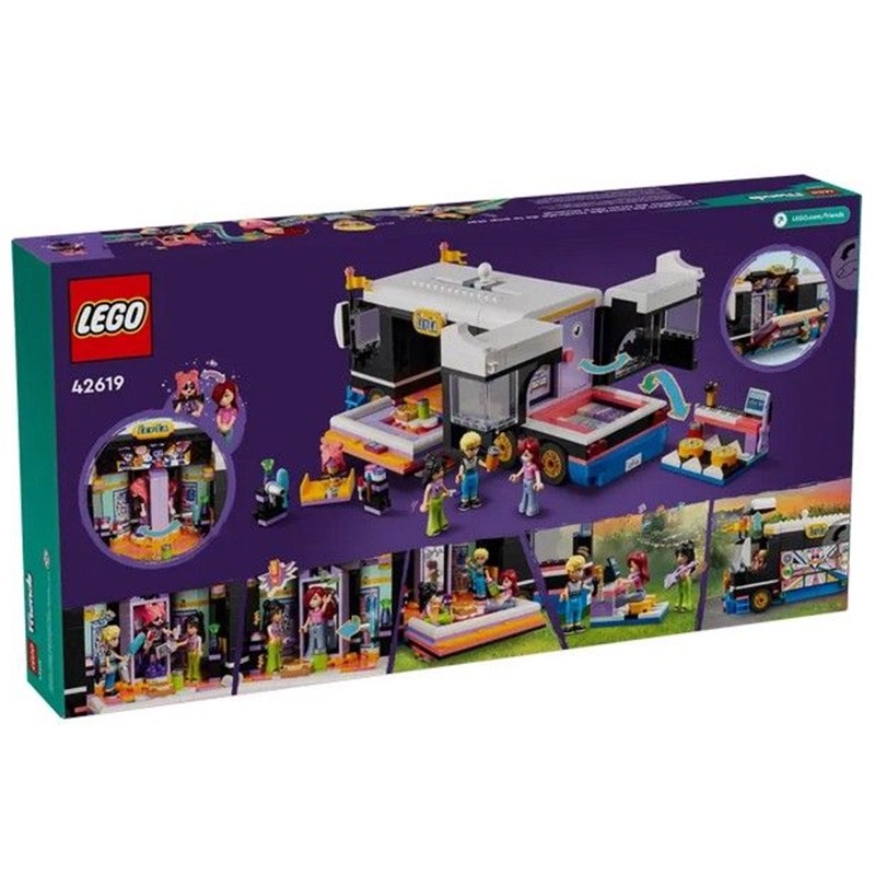 Friends Tour Bus delle pop star 42619 di Lego