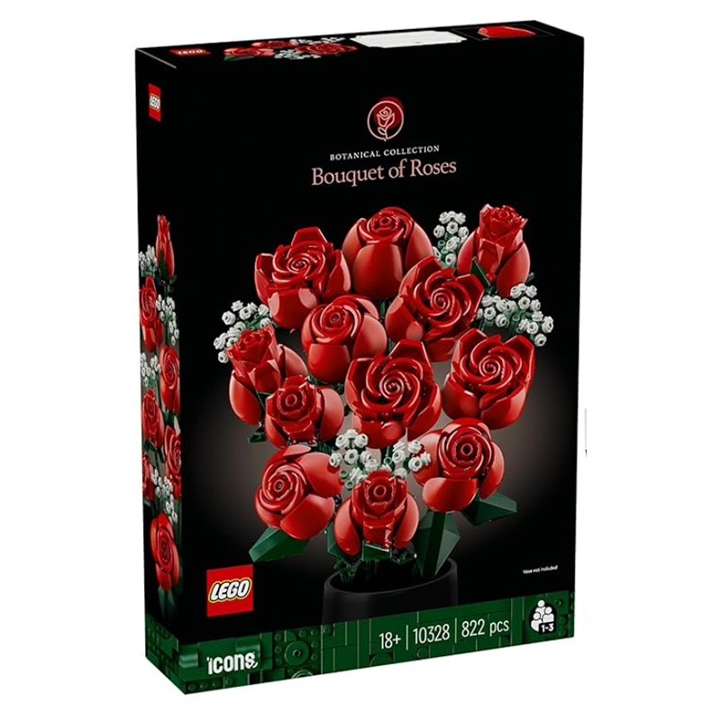 Lego - Set di fiori mazzo di rose