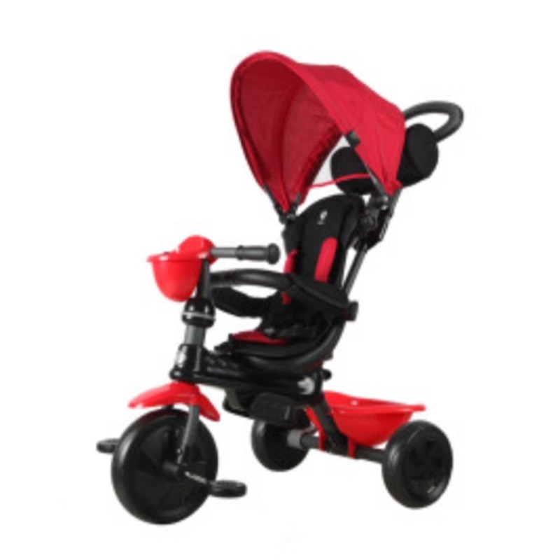 Triciclo QPly Cosy 3in1 Rosso bambini