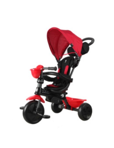 Triciclo QPly Cosy 3in1 Rosso bambini