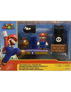 Diorama Super Mario SWITCHBACK HILL personaggi 2