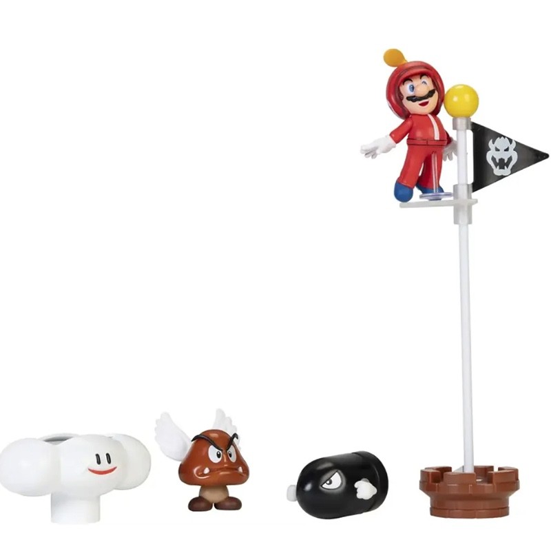 Diorama Super Mario cloud personaggi