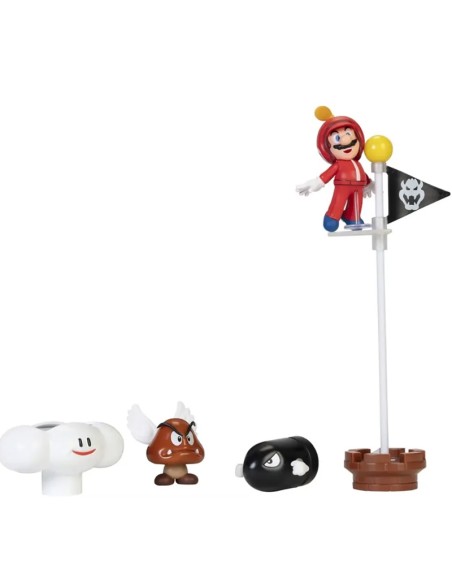 Diorama Super Mario cloud personaggi