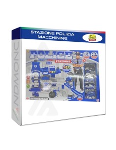 Stazione Polizia macchinine - giocattolo