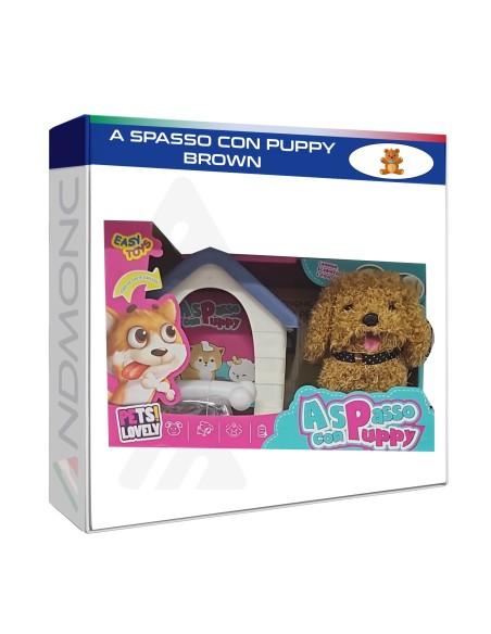 a spasso con Puppy Brown - giocattolo