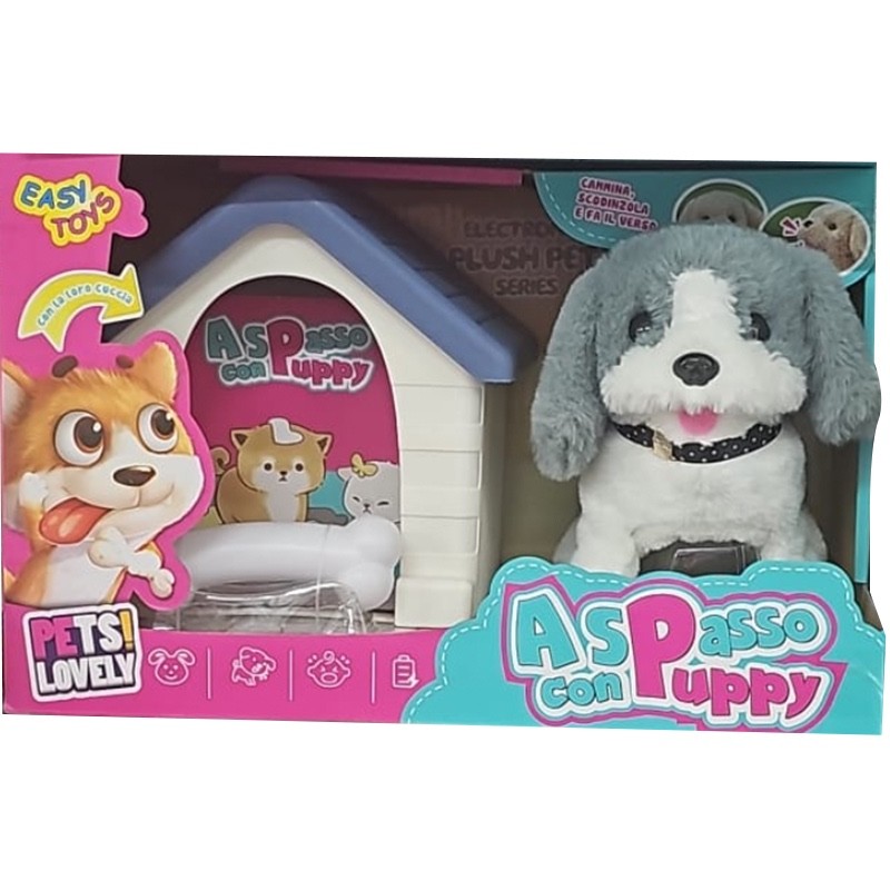 a spasso con Puppy GREY - giocattolo