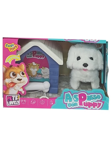 a spasso con Puppy WHITE - giocattolo