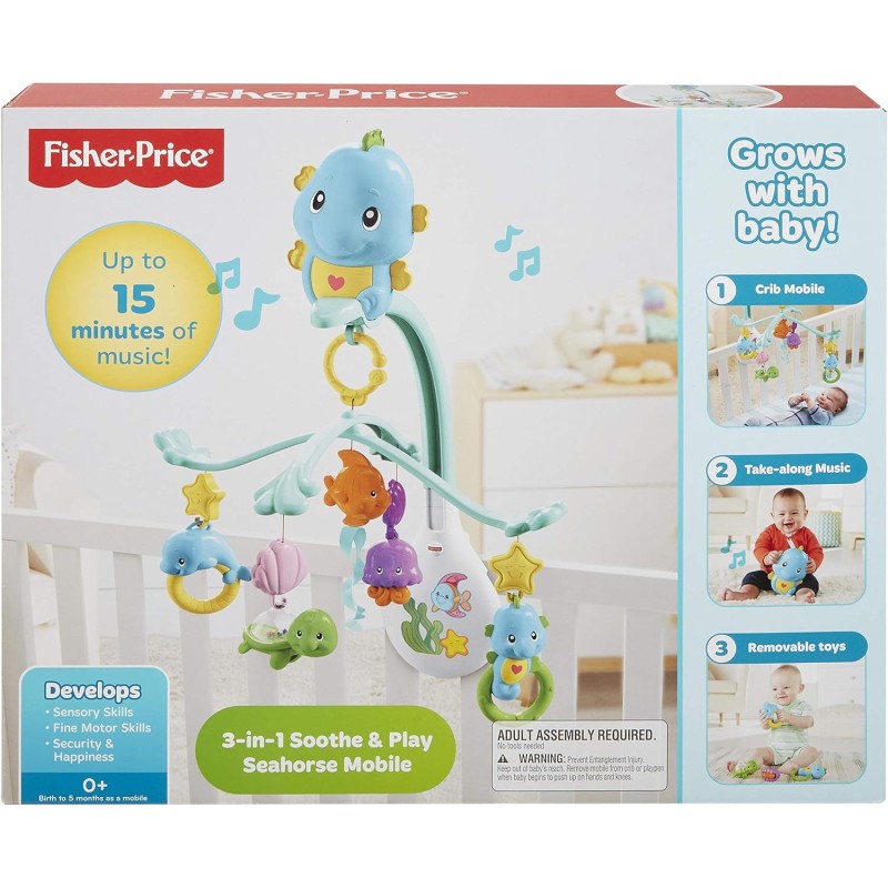 Fisher-Price - Giostrina dei Pesciolini 3 in 1,...