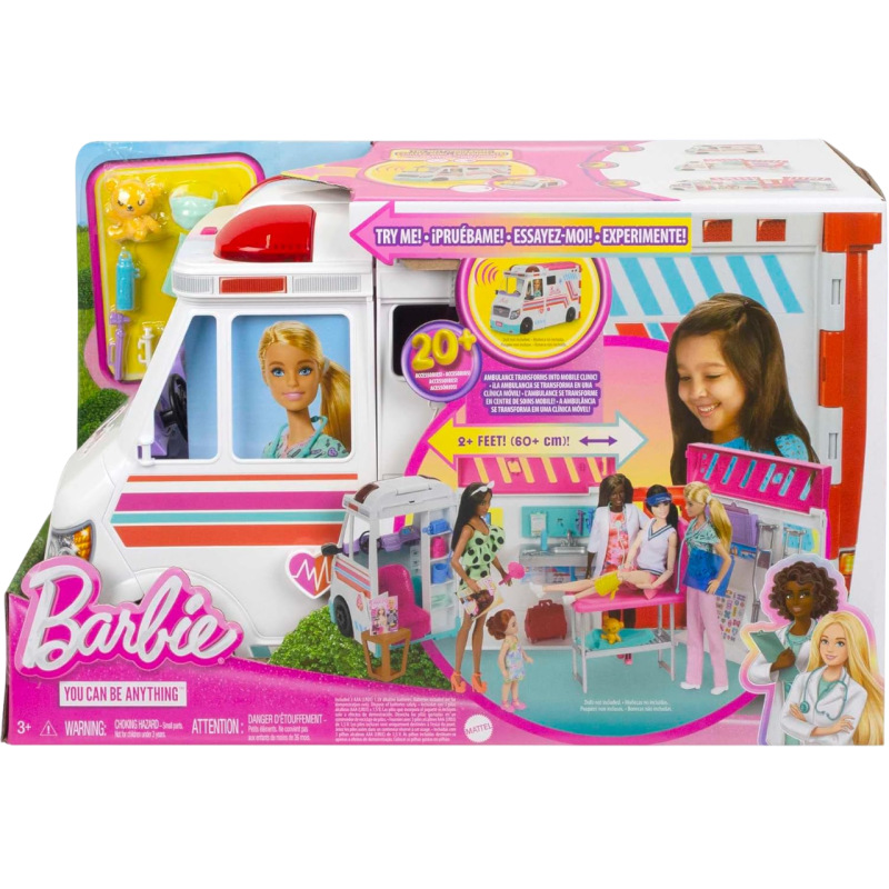 Barbie Bundle, Ambulanza Trasformabile e...