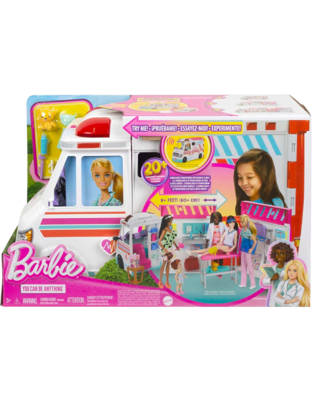 Barbie Bundle, Ambulanza Trasformabile e Playset Clinica