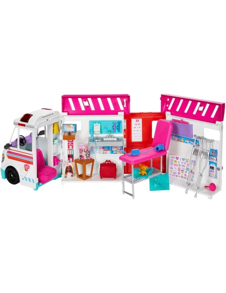 Barbie Bundle, Ambulanza Trasformabile e Playset Clinica