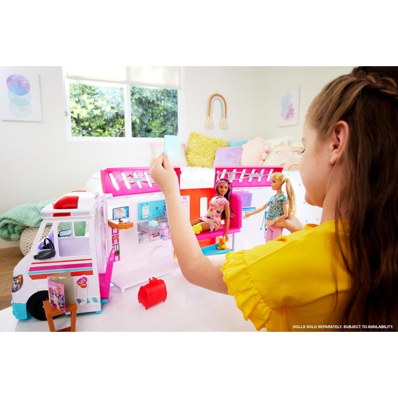 Barbie Bundle, Ambulanza Trasformabile e...