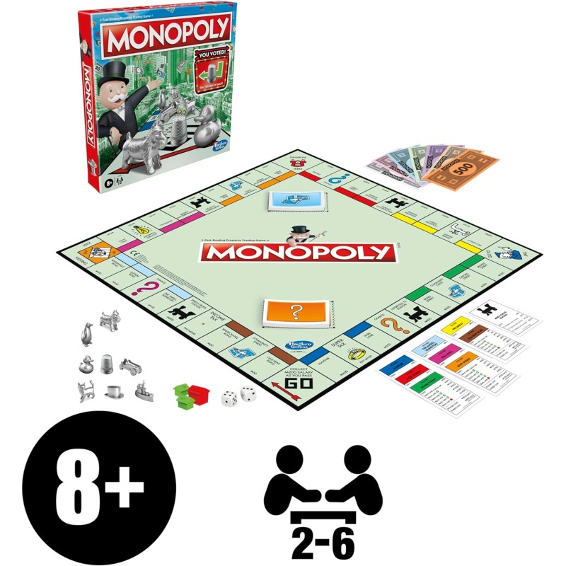 Monopoly Classico, Gioco da Tavola per...