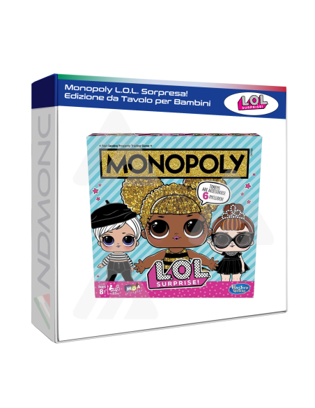 Monopoly L.O.L. Sorpresa! Edizione da Tavolo per Bambini