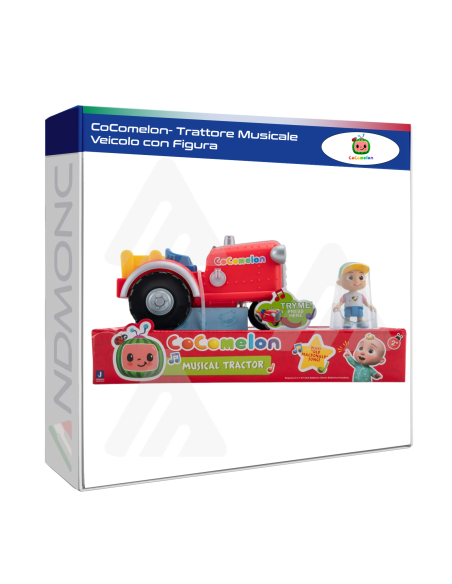 CoComelon- Trattore Musicale Veicolo con Figura