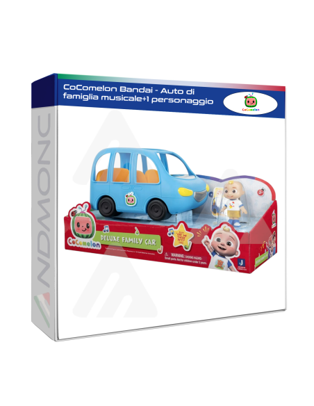 CoComelon Bandai - Auto di famiglia musicale+1 personaggio