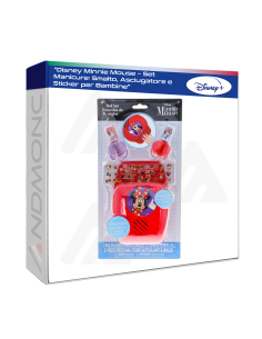 Disney Minnie Mouse – Set Manicure: Smalto, Asciugatore e...