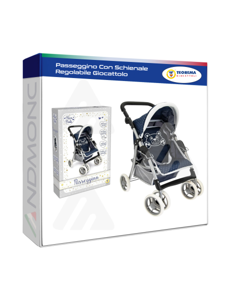 Passeggino Con Schienale Regolabile Giocattolo bambole