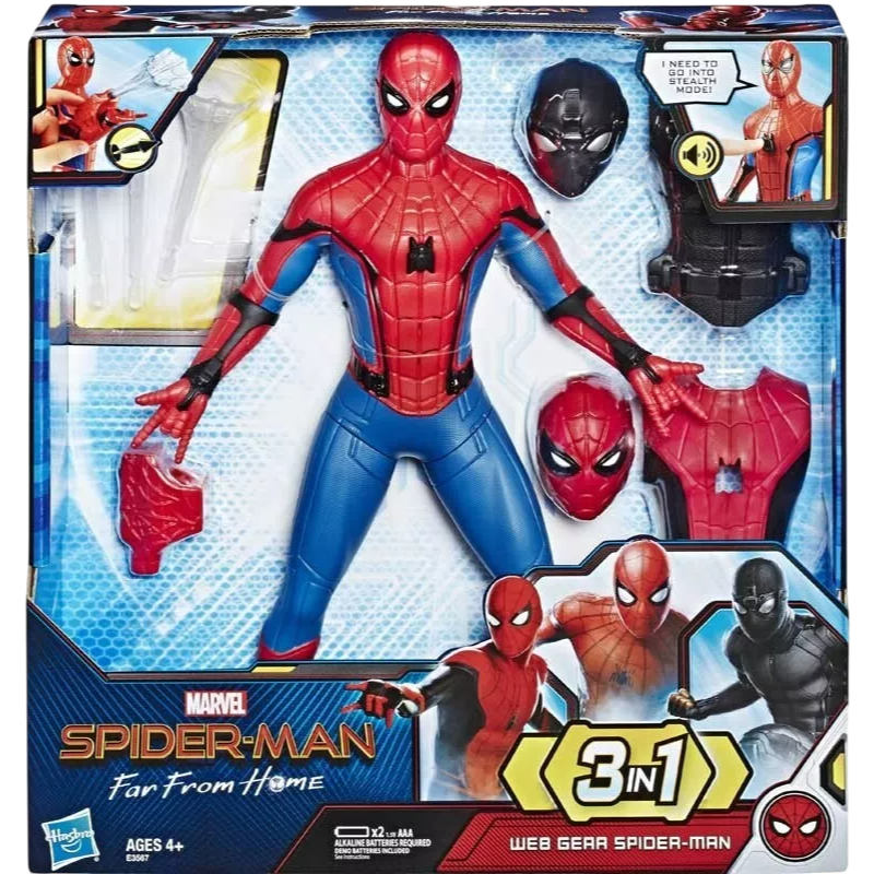 HASBRO SPIDER MAN FAR FROM home 3 IN 1 parlante...