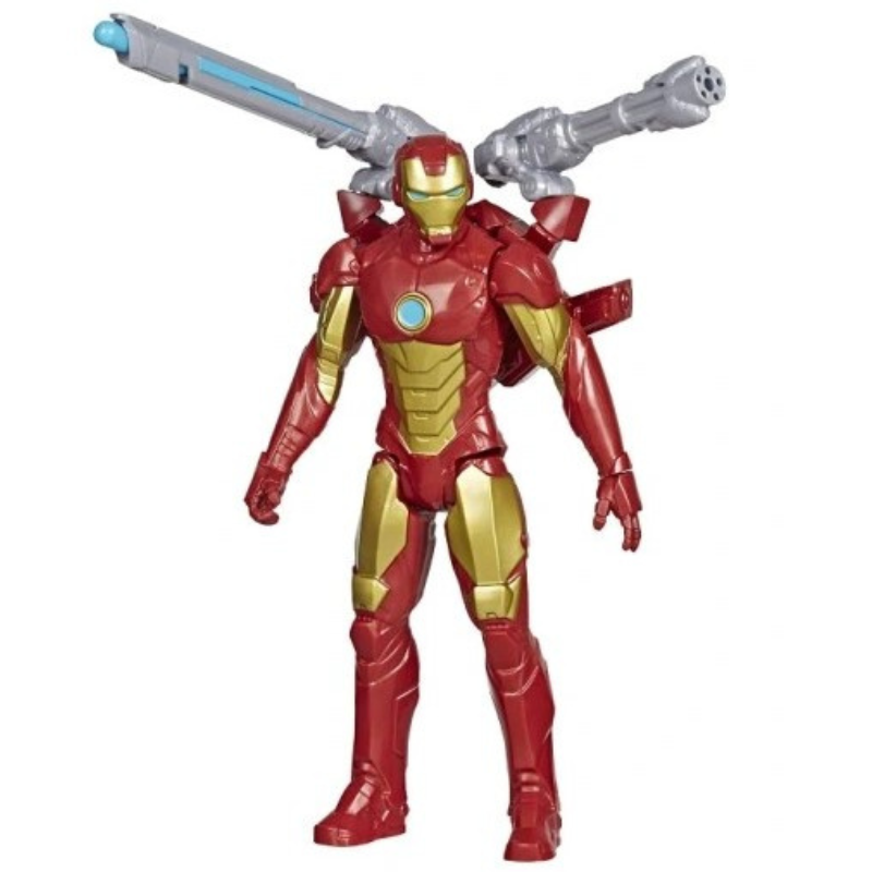 HASBRO IRON MAN + BLAST GEAR LAUNCHER figura...