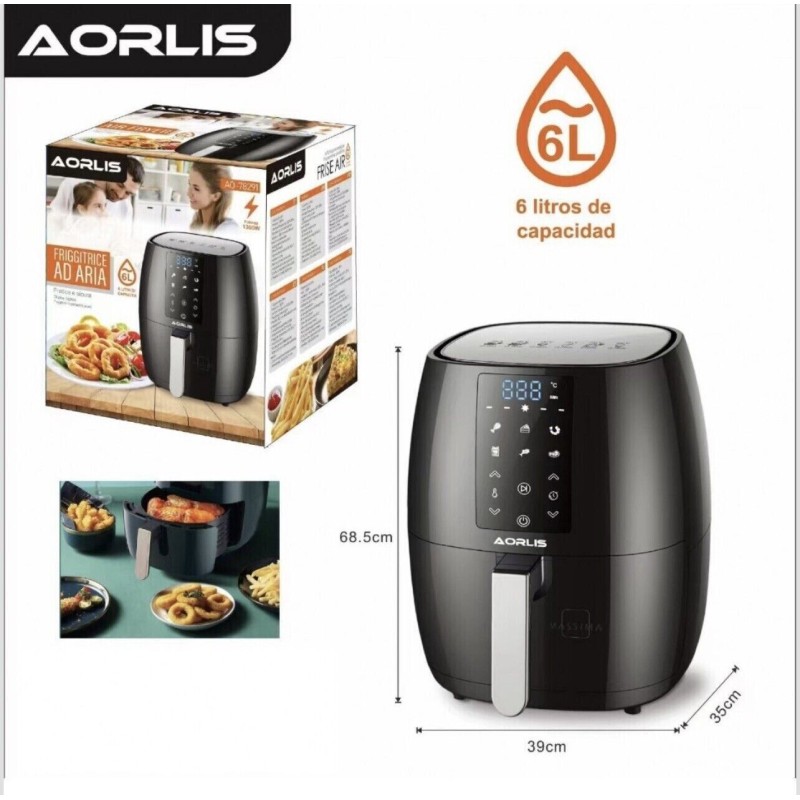 Friggitrice ad Aria Calda Aorlis 6L touch